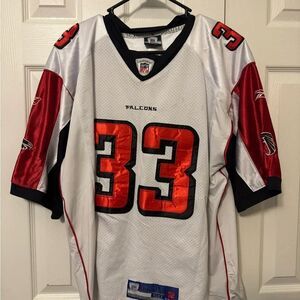 Atlanta Falcons Michael Turner #33 Reebok NFL Jersey Size 50 Stitched White Red